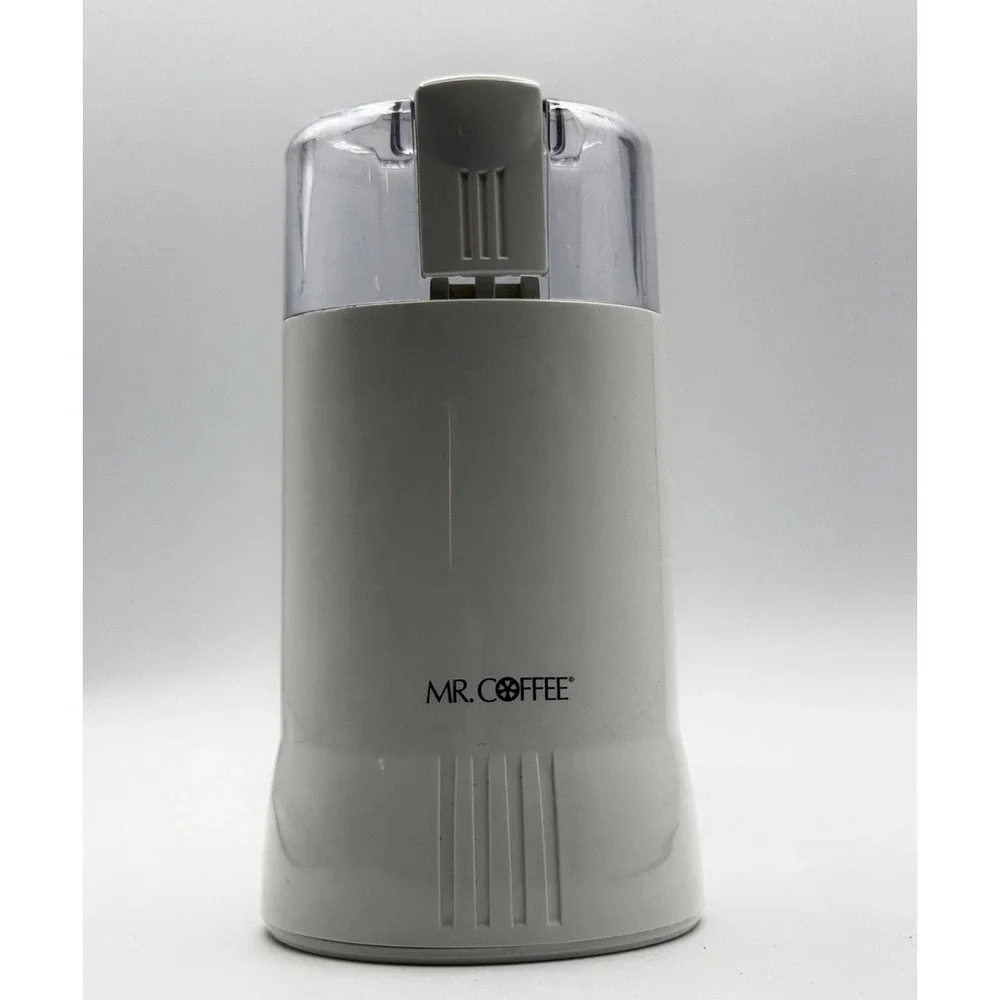 Mr. Coffee Model IDS 55 Electric Coffee or Spice Grinder White Works